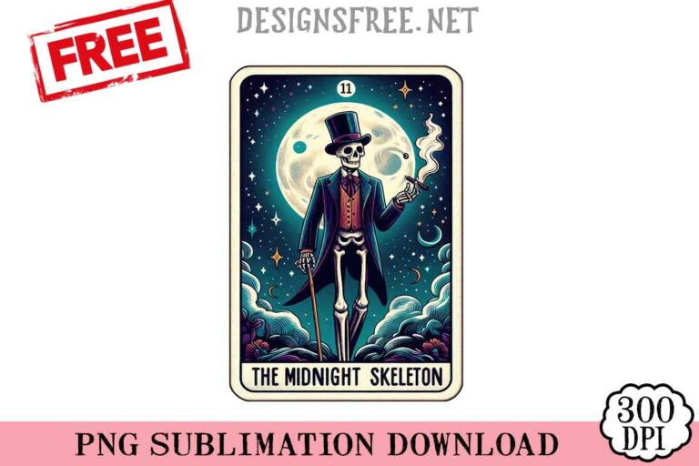 The-Midnight-Skeleton-svg-png-free