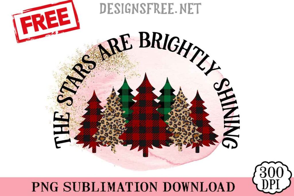 The-Stars-Are-Brightly-Shining-svg-png-free