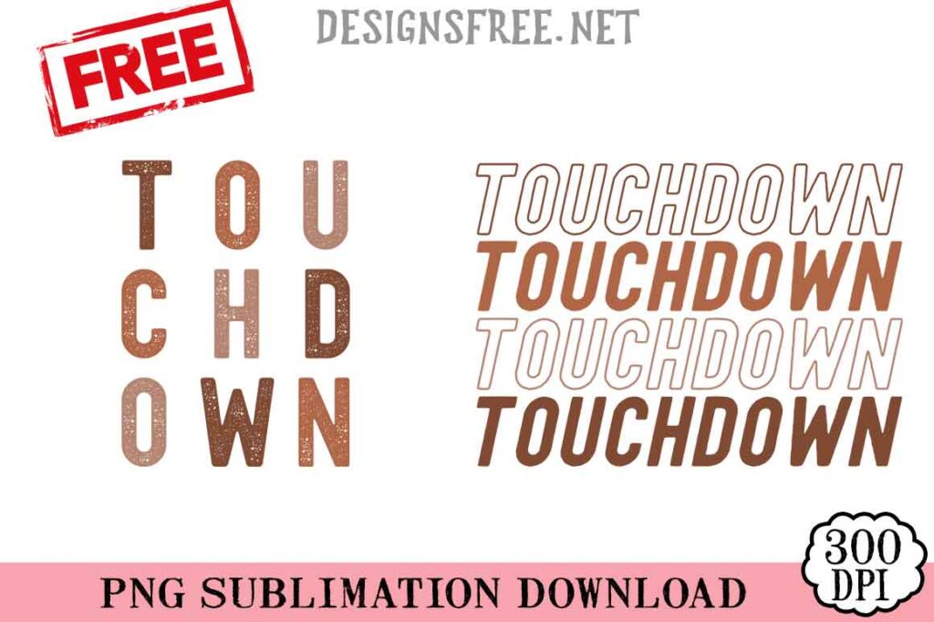 Touchdown-svg-png-free