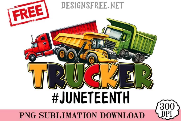 Trucker-Juneteenth-svg-png-free