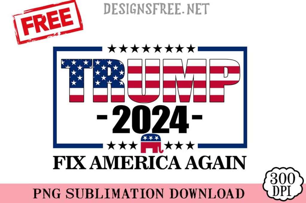 Trump-Fix-American-Again-svg-png-free