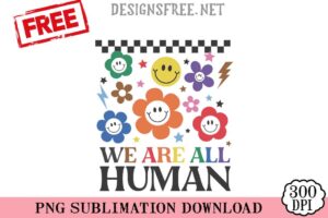 We-Are-All-Human-svg-png-free