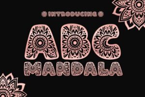 ABC-Mandala-Fonts