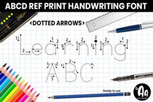 ABCD-Ref-Dotted-Arrows-Fonts