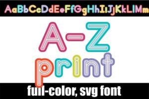 AZ-Print-Fonts