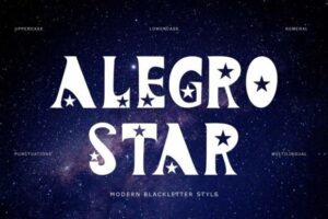 Alegro-Star-Fonts