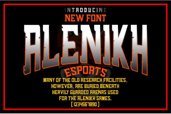 Alenikh Sports Font