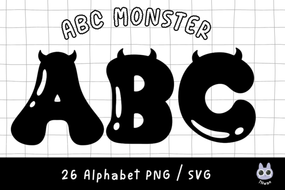 Alphabet-Monster-Letters-devil-font