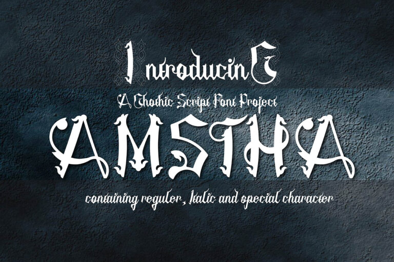 Amstha-Font