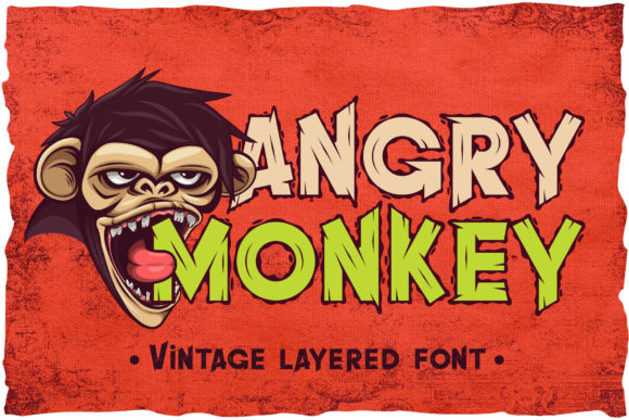 Angry-Monkey-Fonts