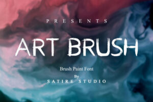 Art-Brush-Fonts