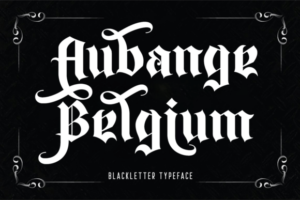 Aubange-Belgium-Fonts