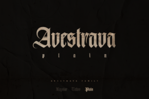 Avestrava-Fonts