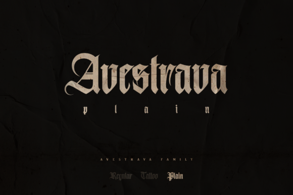 Avestrava-Fonts