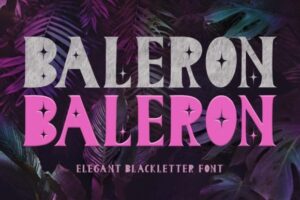 Baleron-Fonts