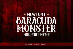 Baracuda-Monster-Fonts