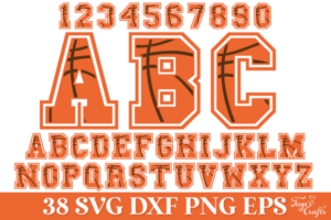 Basketball-Alphabet-And-Font