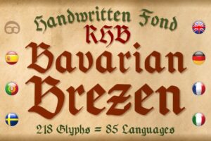 Bavarian-Brezen-Fonts