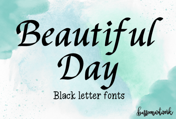 Beautiful Day Font Free