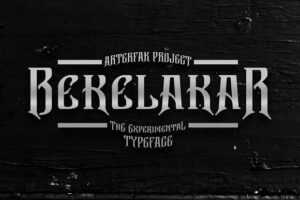 Bekelakar-Font