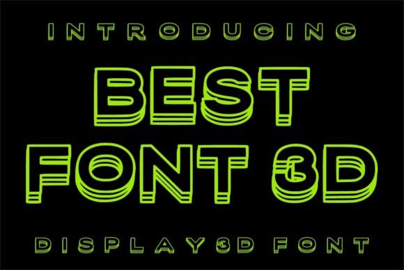 Best-Font-3D-Fonts