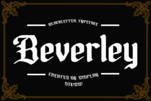 Beverley-Fonts