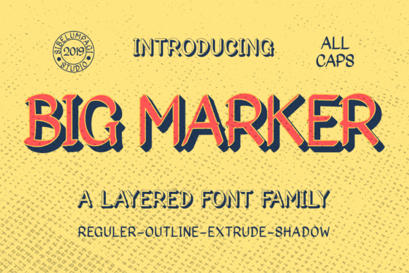 Big-Marker-Family-Font