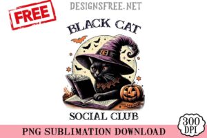 Black-Cat-Social-Club-png-free