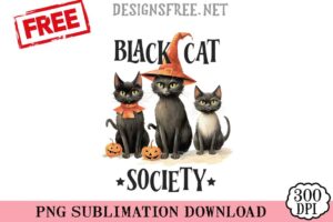 Black-Cat-Society-png-free