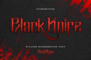 Black-Knife-Fonts