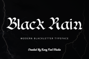 Black-Rain-Fonts