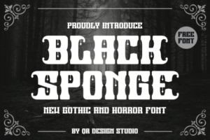 Black-Sponge-Fonts