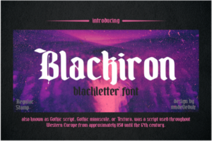 Blackiron-Fonts