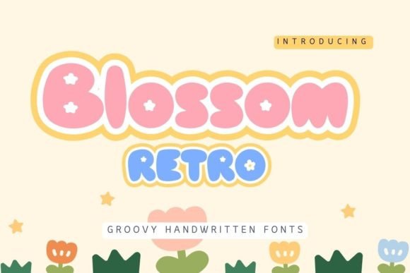 Blossom-Retro-Fonts