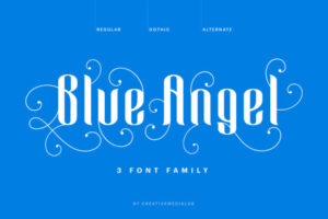 Blue-Angel-Font