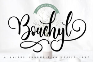 Bouchyl-Unique-Handwriting-Script-Font