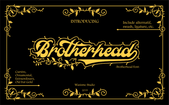 Brotherhead-Font