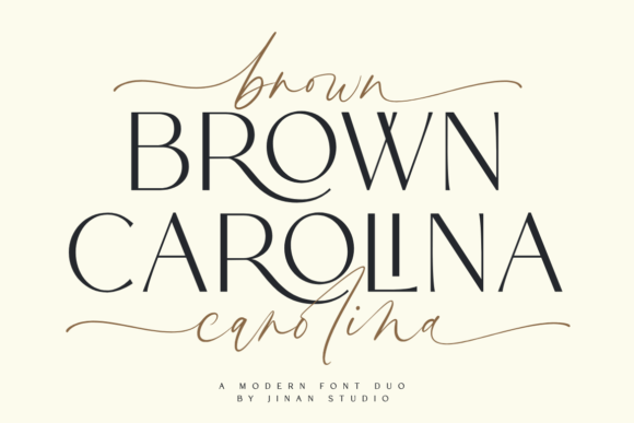 Brown-Carolina-Duo-Fonts