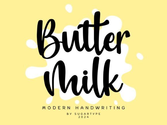 Butter-Milk-Fonts