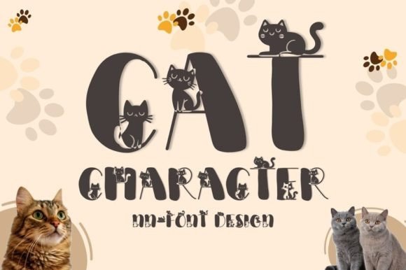 Cat-Character-Fonts