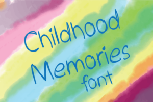 Childhood-Memories-Fonts