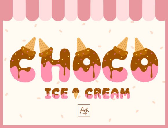 Chocolate-Ice-Cream-Fonts