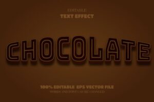 Chocolate-Text-Editable-Font