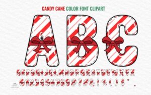 Christmas-Candy-Cane-Font