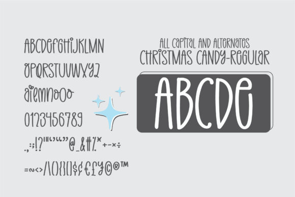 Christmas Candy Font Free