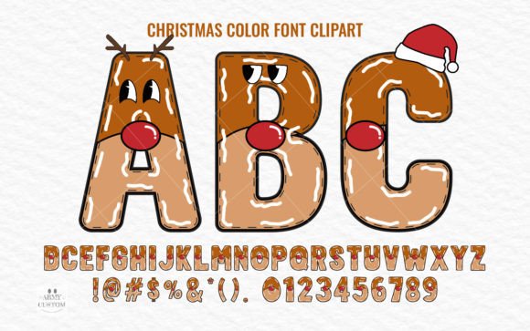 Christmas-Reindeer-Font