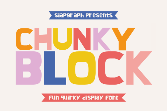 Chunky-Block-Fonts