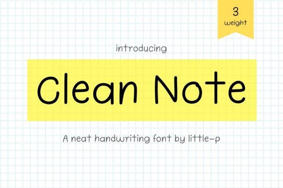 Clean-Note-Fonts