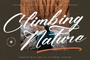 Climbing-Nature-Fonts