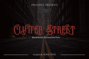 Clutter-Street-Fonts